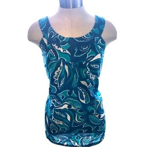 Banana Republic Blouse Blue White Size Large Women